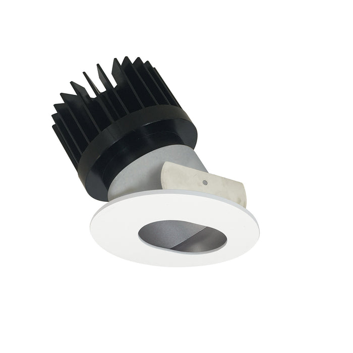Myhouse Lighting Nora Lighting - NIO-4RSL50XHZMPW/HL - Adjustable Trim - Rec Iolite - Haze Slot Aperture / Matte Powder White Flange