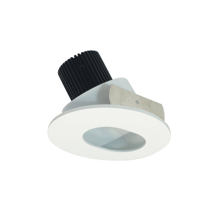 Myhouse Lighting Nora Lighting - NIO-4RSL50XMPW - 4" Round Slot - Rec Iolite - Matte Powder White Slot Aperture / Matte Powder White Flange