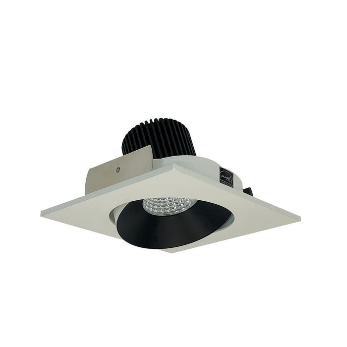 Myhouse Lighting Nora Lighting - NIO-4SC27XBW/10 - 4" Square Cone Regress Adj, - Rec Iolite - Black Reflector / White Flange