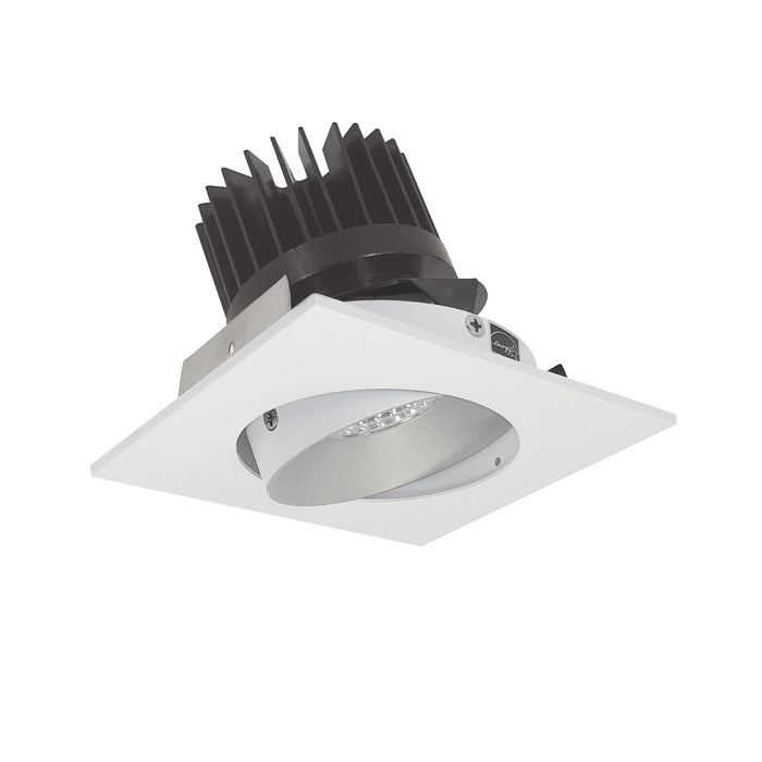 Myhouse Lighting Nora Lighting - NIO-4SC27XHZMPW/HL - Adjustable Trim - Rec Iolite - Haze Reflector / Matte Powder White Flange
