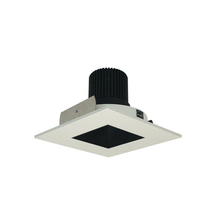 Myhouse Lighting Nora Lighting - NIO-4SNDSQ27XBW/10 - 4" Square Deep Square Regress, - Rec Iolite - Black Reflector / White Flange