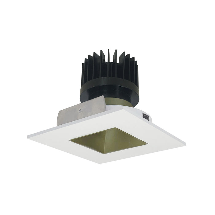 Myhouse Lighting Nora Lighting - NIO-4SNDSQ40XCHMPW/HL - Non-Adjustable Trim - Rec Iolite - Champagne Haze Reflector / Matte Powder White Flange
