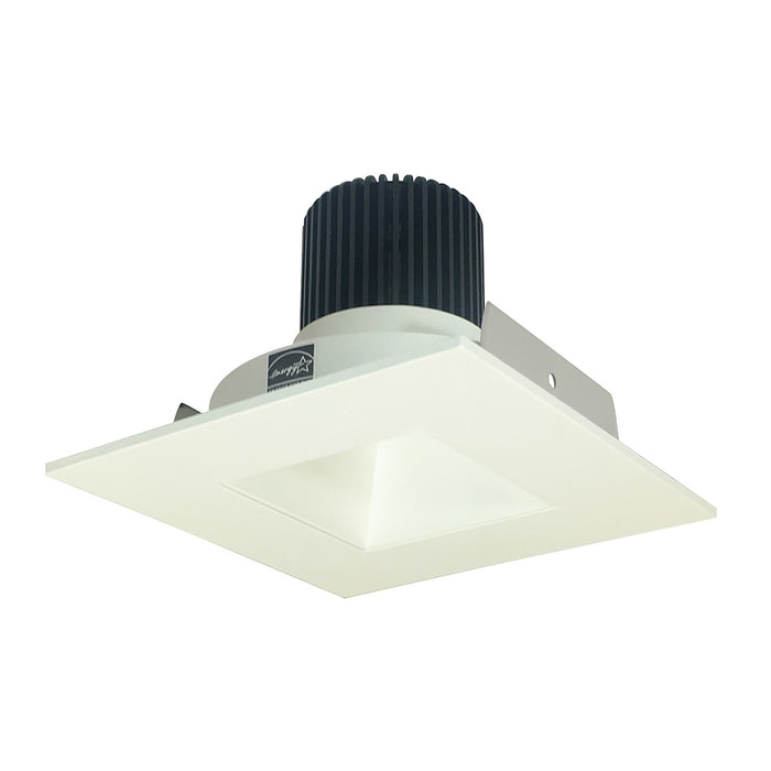Myhouse Lighting Nora Lighting - NIO-4SNDSQ40XWW/10 - 4" Square Deep Square Regress, - Rec Iolite - White Reflector / White Flange