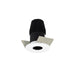 Myhouse Lighting Nora Lighting - NIOB-1RPHCDXBMPW - 1" Round Pinhole - Rec Iolite - Black Pinhole / Matte Powder White Flange