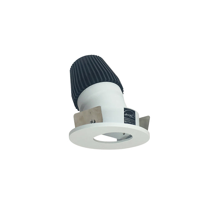Myhouse Lighting Nora Lighting - NIOB-1RSL30XMPW - 1" Round Slot - Rec Iolite - Matte Powder White Slot Aperture / Matte Powder White Flange
