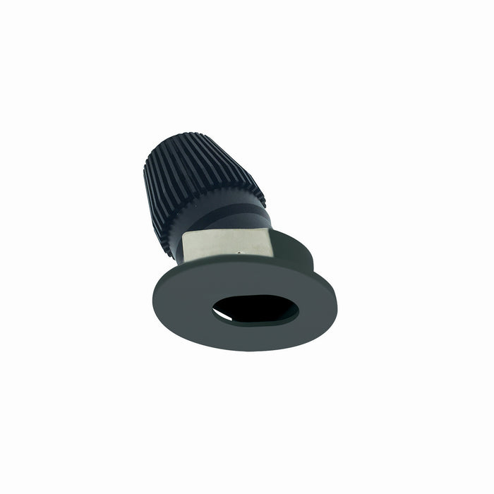 Myhouse Lighting Nora Lighting - NIOB-1RSLCDXBB - 1" Round Slot - Rec Iolite - Black Slot Aperture / Black Flange