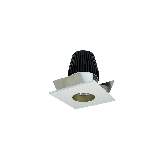 Myhouse Lighting Nora Lighting - NIOB-1SNG50XCHMPW - Non-Adjustable Trim - Rec Iolite - Champagne Haze Reflector / Matte Powder White Flange