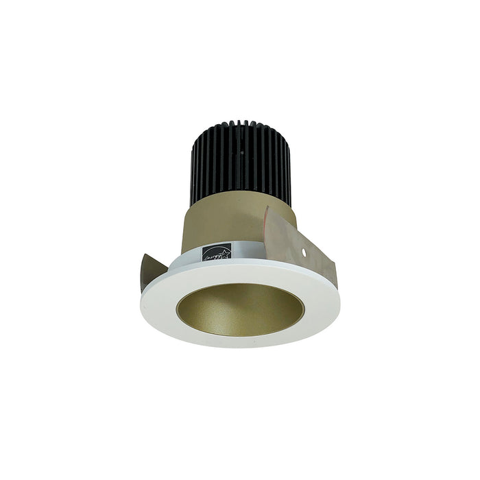 Myhouse Lighting Nora Lighting - NIOB-2RNDC40XCHMPW/10 - Non-Adjustable Trim - Rec Iolite - Champagne Haze Reflector / Matte Powder White Flange