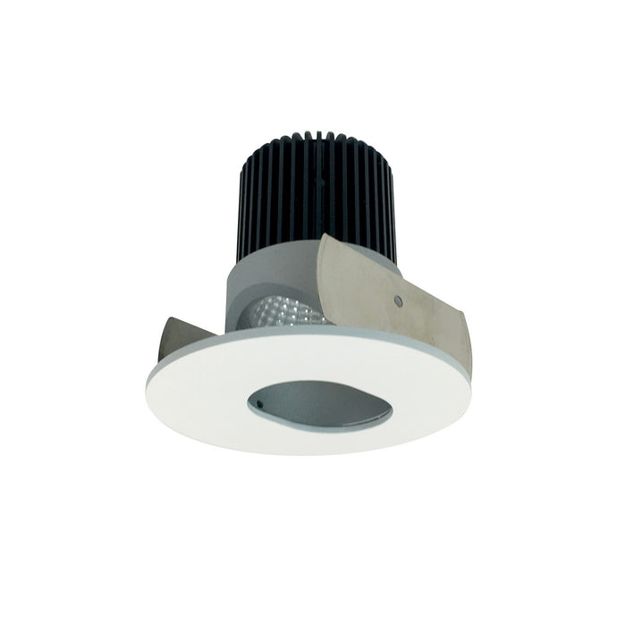 Myhouse Lighting Nora Lighting - NIOB-2RSL35XHZMPW/10 - 2" Round Slot - Rec Iolite - Haze Slot Aperture / Matte Powder White Flange