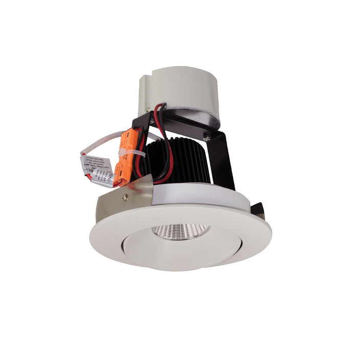 Myhouse Lighting Nora Lighting - NIR-4RCCDXWW - 4" Retrofit Round Reg Cone Adj - Rec Iolite - White Reflector / White Flange