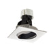 Myhouse Lighting Nora Lighting - NIR-4SC50XBW - 4" Retrofit Square Reg Cone Adj - Rec Iolite - Black Reflector / White Flange