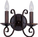 Myhouse Lighting Maxim - 70002OI - Two Light Wall Sconce - Loft - Oil Rubbed Bronze