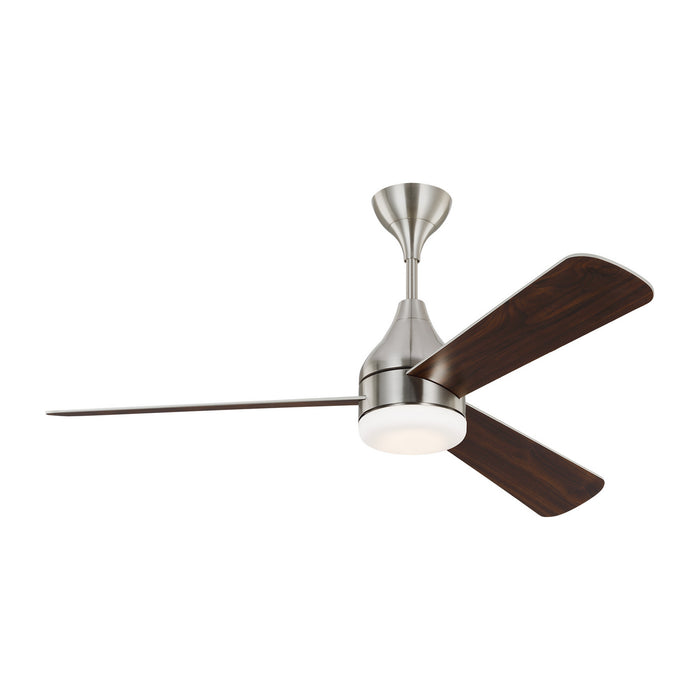 Myhouse Lighting Visual Comfort Fan - 3STMSM52BSD - 52``Ceiling Fan - Streaming 52 Smart LED - Brushed Steel