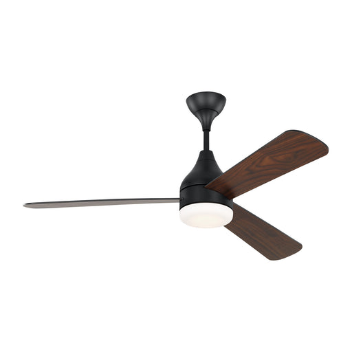 Myhouse Lighting Visual Comfort Fan - 3STMSM52MBKD - 52``Ceiling Fan - Streaming 52 Smart LED - Midnight Black