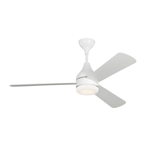 Myhouse Lighting Visual Comfort Fan - 3STMSM52RZWD - 52``Ceiling Fan - Streaming 52 Smart LED - Matte White