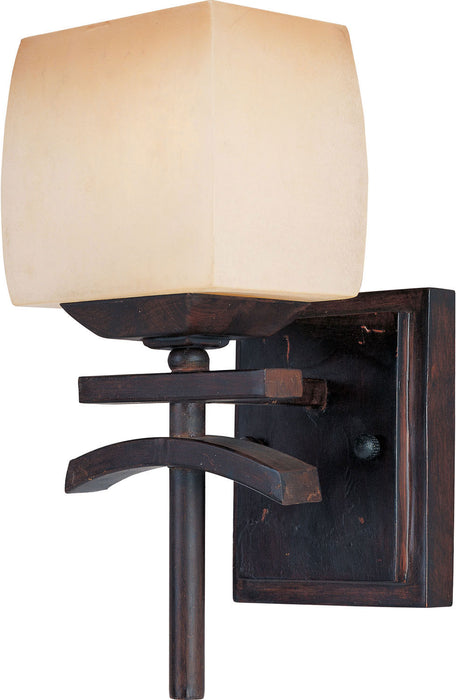 Myhouse Lighting Maxim - 10996WSRC - One Light Wall Sconce - Asiana - Roasted Chestnut