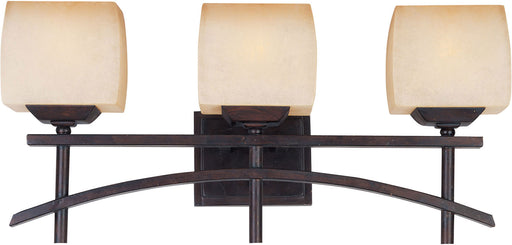 Myhouse Lighting Maxim - 10993WSRC - Three Light Bath Vanity - Asiana - Roasted Chestnut