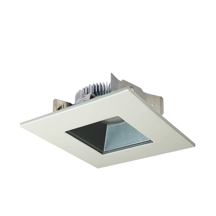 Myhouse Lighting Nora Lighting - NLCBS-4568535PW - 4" Shallow Hl Sq Regres - Cobalt Shallow Hl W/Trim - Pewter / White