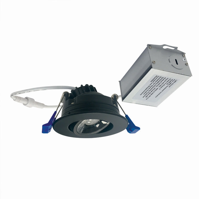Myhouse Lighting Nora Lighting - NM2-2RG4027BB - 2" M2 Round Gimbal 6W 400Lm 38 - Rec LED Nm2 - Matte Black