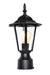 Myhouse Lighting Maxim - 3001CLBK - One Light Outdoor Pole/Post Lantern - Builder Cast - Black