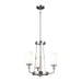 Myhouse Lighting Kichler - 52450CLP - Three Light Mini Chandelier - Vetivene - Classic Pewter