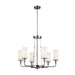 Myhouse Lighting Kichler - 52451CLP - Six Light Chandelier - Vetivene - Classic Pewter