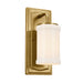 Myhouse Lighting Kichler - 52454NBR - One Light Wall Sconce - Vetivene - Natural Brass