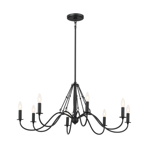 Myhouse Lighting Kichler - 52456BKT - Eight Light Chandelier - Freesia - Textured Black