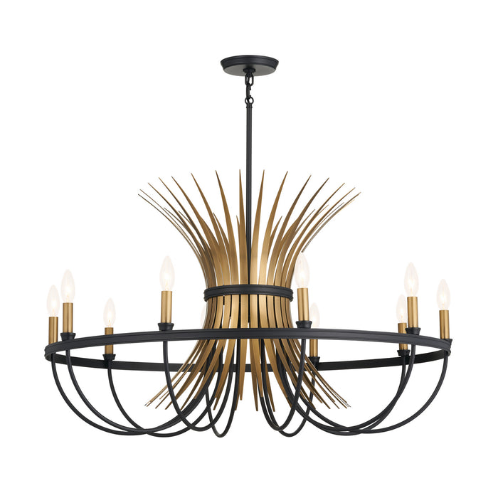 Myhouse Lighting Kichler - 52459BK - Ten Light Chandelier - Baile - Black