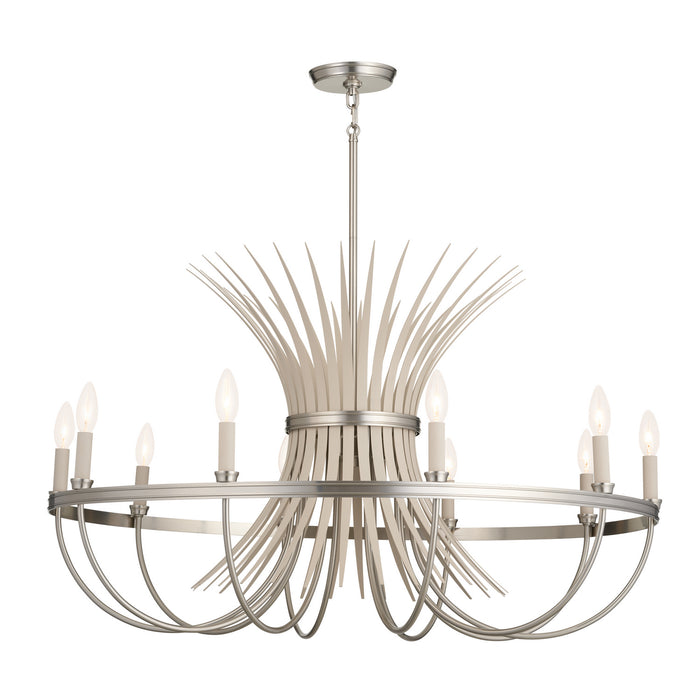 Myhouse Lighting Kichler - 52459NI - Ten Light Chandelier - Baile - Brushed Nickel