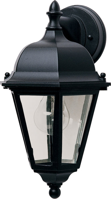 Myhouse Lighting Maxim - 1000BK - One Light Outdoor Wall Lantern - Westlake - Black