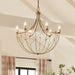 Myhouse Lighting Kichler - 52462CHZ - Six Light Chandelier - Topiary - Character Bronze