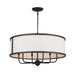 Myhouse Lighting Kichler - 52466BKT - Six Light Chandelier - Heddle - Textured Black