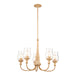 Myhouse Lighting Kichler - 52468WMP - Five Light Chandelier - Melis - Warm Maple Wood