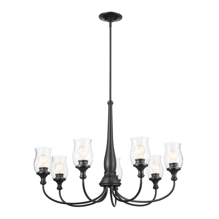 Myhouse Lighting Kichler - 52469BK - Seven Light Chandelier - Melis - Black