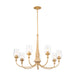 Myhouse Lighting Kichler - 52469WMP - Seven Light Chandelier - Melis - Warm Maple Wood