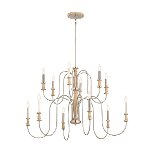 Myhouse Lighting Kichler - 52472NI - 12 Light Chandelier - Karthe - Brushed Nickel