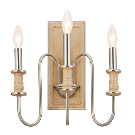 Myhouse Lighting Kichler - 52473NI - Three Light Wall Sconce - Karthe - Brushed Nickel