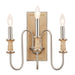 Myhouse Lighting Kichler - 52473NI - Three Light Wall Sconce - Karthe - Brushed Nickel