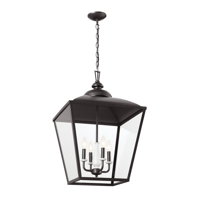 Myhouse Lighting Kichler - 52475AVI - Four Light Foyer Pendant - Dame - Anvil Iron