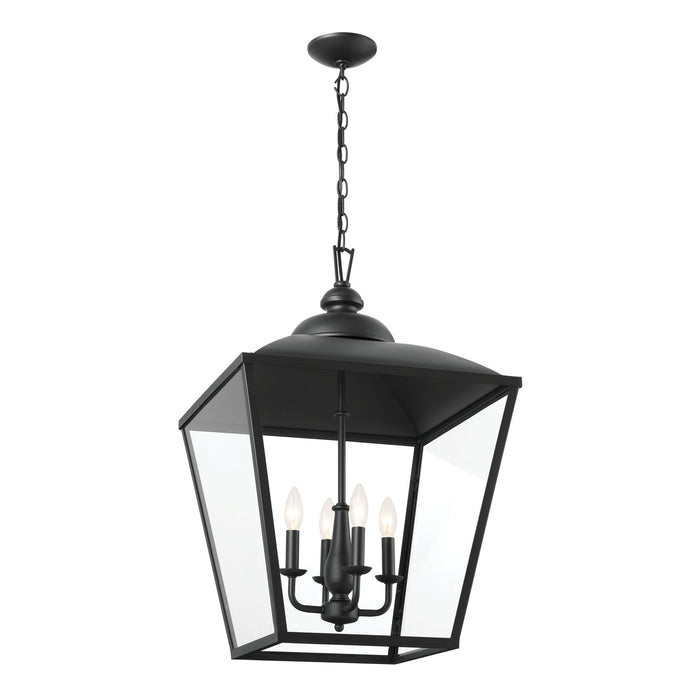 Myhouse Lighting Kichler - 52475BKT - Four Light Foyer Pendant - Dame - Textured Black