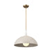 Myhouse Lighting Kichler - 52477GRG - One Light Pendant - Fira - Greige