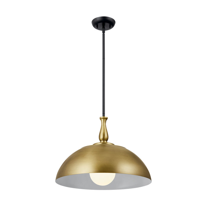 Myhouse Lighting Kichler - 52477NBR - One Light Pendant - Fira - Natural Brass