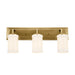 Myhouse Lighting Kichler - 55131NBR - Three Light Bath - Vetivene - Natural Brass