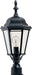 Myhouse Lighting Maxim - 1005BK - One Light Outdoor Pole/Post Lantern - Westlake - Black