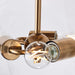 Myhouse Lighting Nuvo Lighting - 60-7419 - Three Light Flush Mount - Dover - Vintage Brass