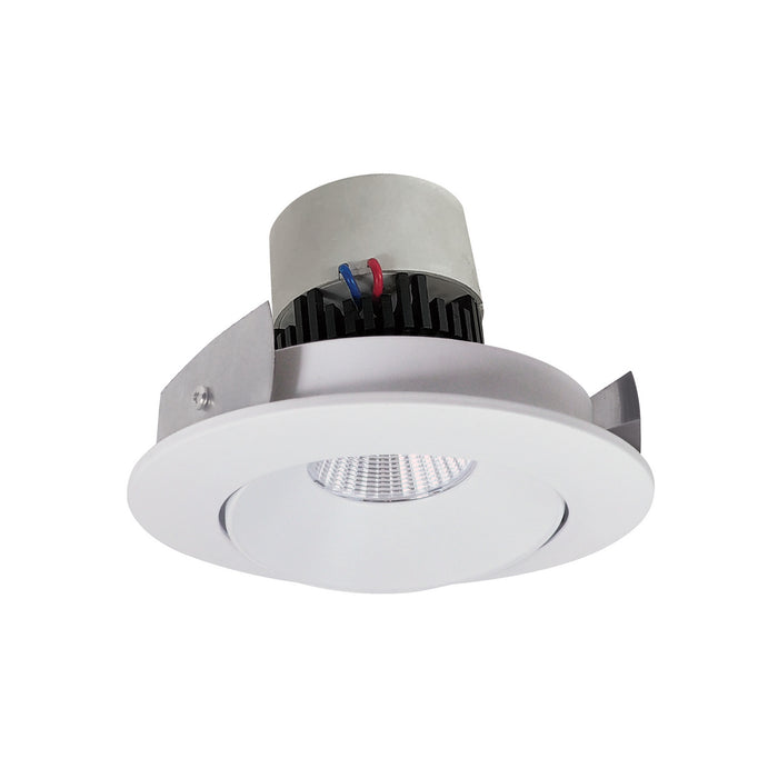 Myhouse Lighting Nora Lighting - NPR-4RC27XMPW - Adjustable Trim - LED Pearl - Matte Powder White Reflector / Matte Powder White Flange