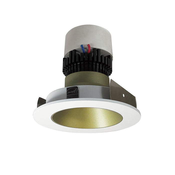 Myhouse Lighting Nora Lighting - NPR-4RNDCCDXCHMPW - Recessed - LED Pearl - Champagne Haze Reflector / Matte Powder White Flange