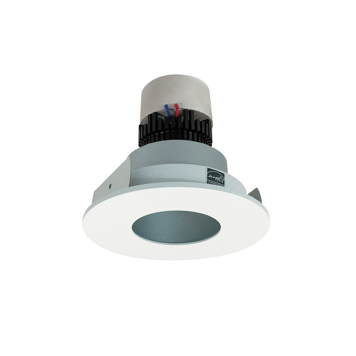 Myhouse Lighting Nora Lighting - NPR-4RPH27XHZMPW - Recessed - LED Pearl - Haze Pinhole / Matte Powder White Flange