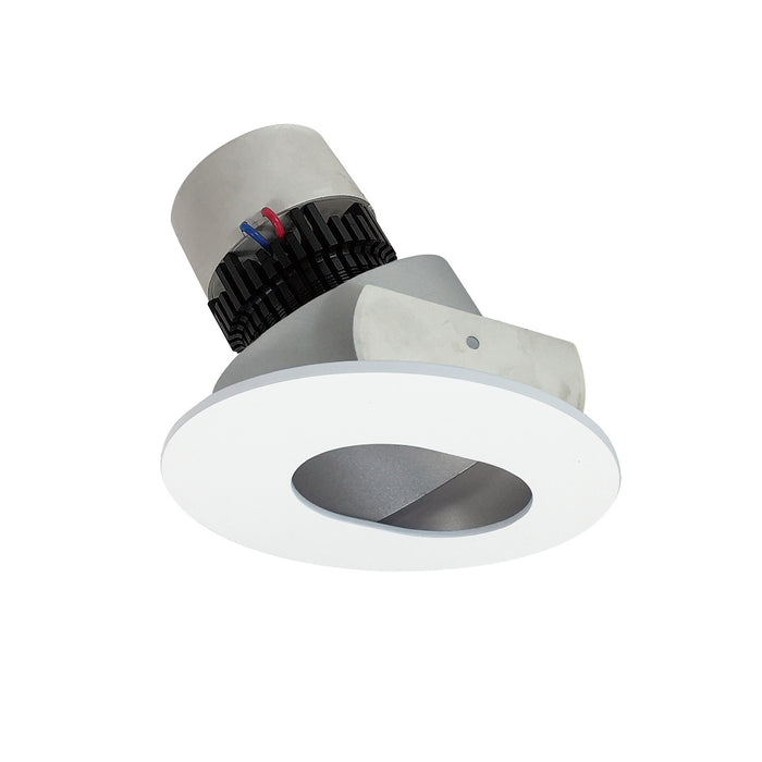 Myhouse Lighting Nora Lighting - NPR-4RSL27XHZMPW - Adjustable Trim - LED Pearl - Haze Slot Aperture / Matte Powder White Flange